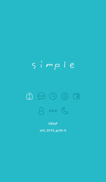 [LINE着せ替え] a02_25_グリーン6-6の画像1