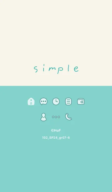 [LINE着せ替え] 102_24_グリーン7-6の画像1