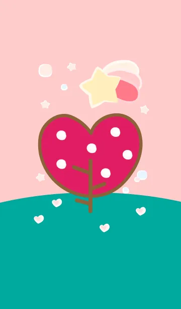 [LINE着せ替え] Lovely heart tree 121の画像1