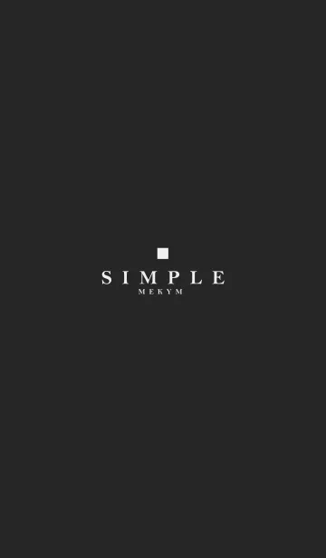 [LINE着せ替え] MATTE BLACK -SIMPLE SQUARE- 3の画像1