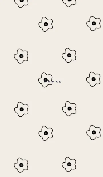 [LINE着せ替え] 手書き感がお洒落なお花。の画像1