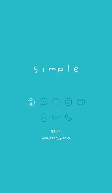 [LINE着せ替え] a00_25_グリーン6-3の画像1