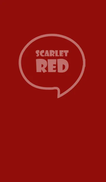 [LINE着せ替え] Love Scarlet Red Theme Vr.6 (JP)の画像1