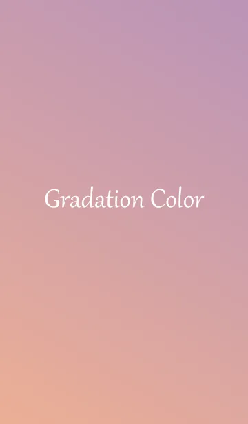 [LINE着せ替え] Gradation Color *Orange & Purple*の画像1