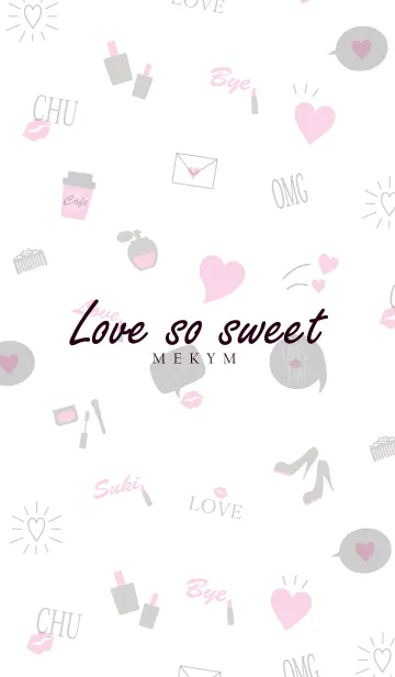 [LINE着せ替え] - Love so sweet - MEKYM 3の画像1