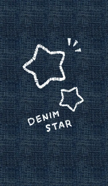 [LINE着せ替え] DENIM and STAR.の画像1