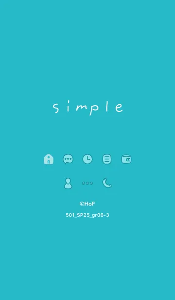 [LINE着せ替え] 501_25_グリーン6-3の画像1