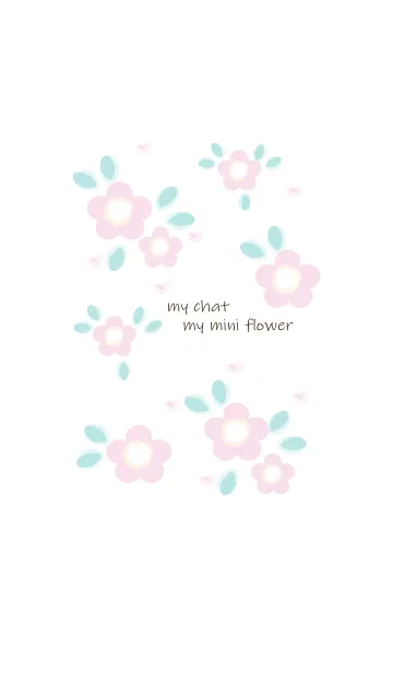 [LINE着せ替え] My chat my mini flower 53の画像1