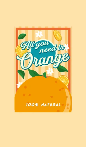 [LINE着せ替え] All you need is Orangeの画像1