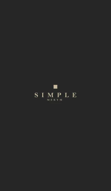 [LINE着せ替え] MATTE BLACK -SIMPLE SQUARE- 4の画像1