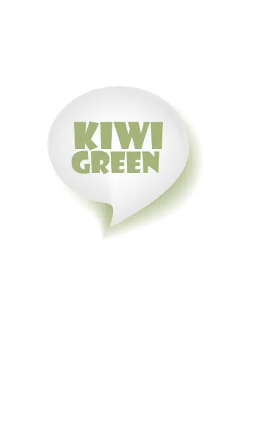 [LINE着せ替え] Kiwi Green & White Theme Vr.3 (JP)の画像1