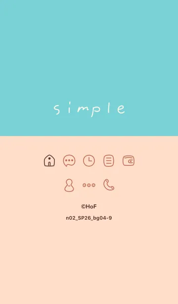 [LINE着せ替え] n02_26_ベージュ4-9の画像1