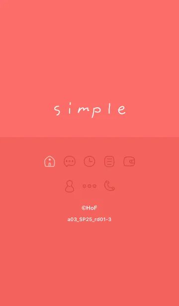 [LINE着せ替え] a03_25_レッド1-3の画像1