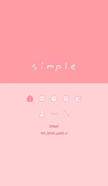 [LINE着せ替え] 101_24_ピンク2-3の画像1