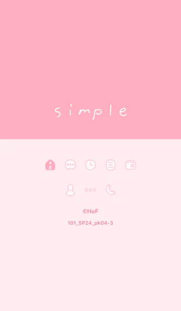 [LINE着せ替え] 101_24_ピンク4-3の画像1