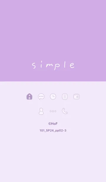 [LINE着せ替え] 101_24_パープル2-3の画像1