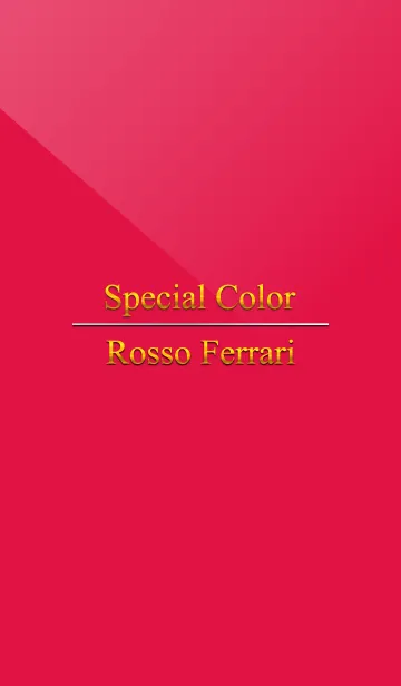 [LINE着せ替え] Special Color Rosso Fiorentinoの画像1