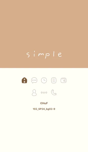 [LINE着せ替え] 102_24_ベージュ2-9の画像1