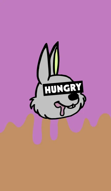 [LINE着せ替え] ハングリー ラビット 028の画像1