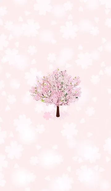 [LINE着せ替え] Simple Sakura in Spring 13の画像1