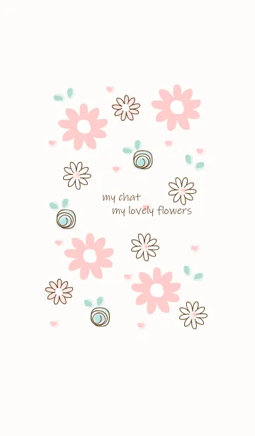 [LINE着せ替え] My chat my lovely flowers 45の画像1