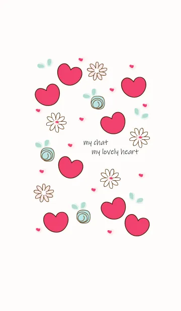 [LINE着せ替え] My chat my lovely heart 18の画像1