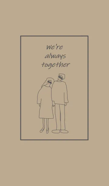 [LINE着せ替え] We're always together / coffeeの画像1