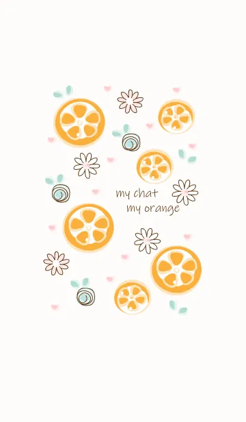 [LINE着せ替え] My chat my orange 44の画像1