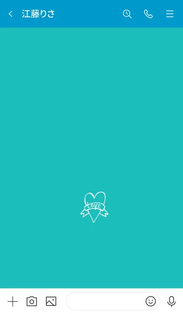 [LINE着せ替え] ミニ ラブ ハート 7の画像3