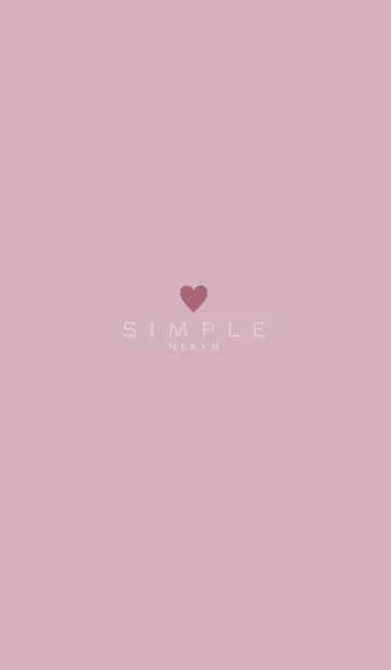 [LINE着せ替え] -DUSKY PINK SIMPLE- 31の画像1