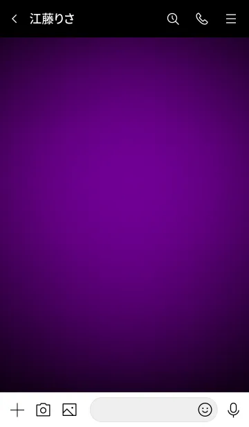 [LINE着せ替え] Violet Purple Light Theme Vr.6 (JP)の画像3