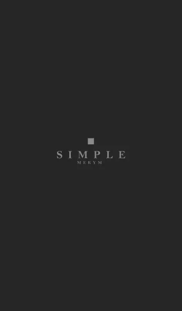 [LINE着せ替え] MATTE BLACK -SIMPLE SQUARE- 5の画像1