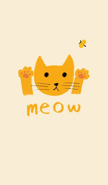 [LINE着せ替え] シンプル ねこちゃんのテーマの画像1