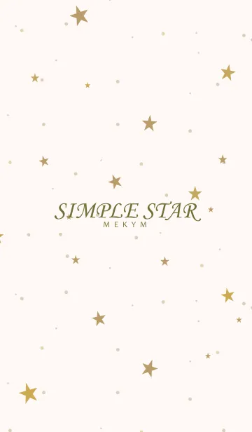 [LINE着せ替え] SIMPLE STAR - NATURAL YELLOW - 12の画像1