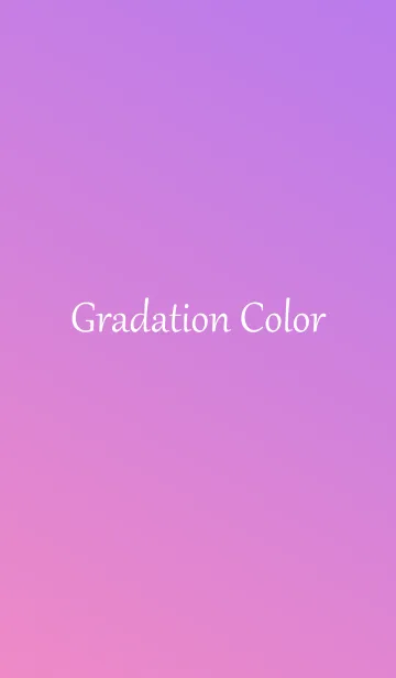 [LINE着せ替え] Gradation Color *Pink & Purple*の画像1