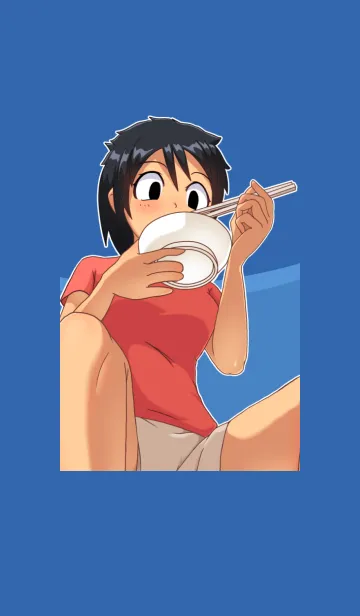 [LINE着せ替え] スーパー ラーメンガールの画像1