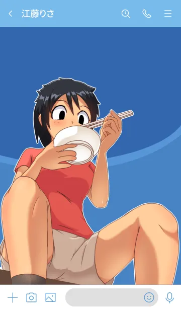 [LINE着せ替え] スーパー ラーメンガールの画像3