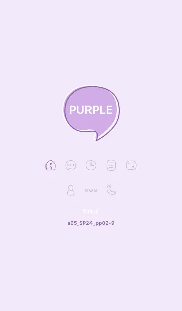 [LINE着せ替え] a05_24_パープル2-9の画像1