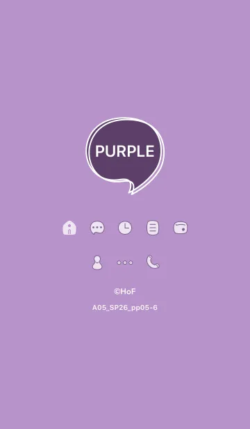 [LINE着せ替え] A05_26_パープル5-6の画像1