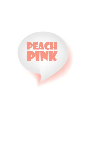 [LINE着せ替え] Peach Pink & White Theme Vr.3 (JP)の画像1