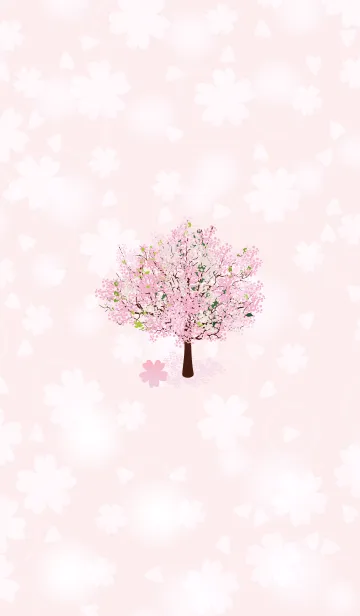 [LINE着せ替え] Simple Sakura in Spring 15の画像1