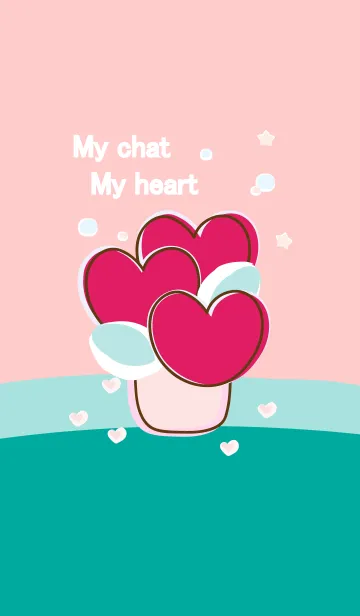 [LINE着せ替え] My chat my heart flower 53の画像1