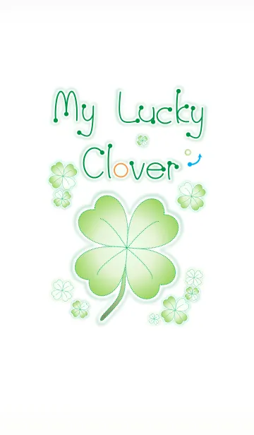 [LINE着せ替え] My Lucky Clover 2.1！ (White V.1)の画像1