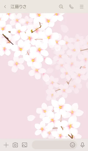 [LINE着せ替え] ～桜～ Vol.2の画像3