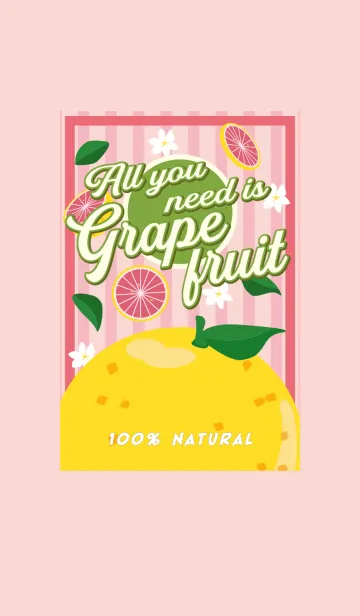 [LINE着せ替え] All you need is Grapefruitの画像1