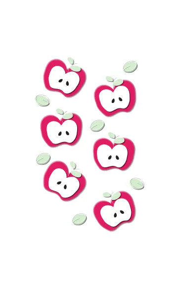 [LINE着せ替え] Yummy apples theme 105 :)の画像1