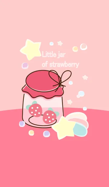 [LINE着せ替え] little jar of strawberry 53の画像1