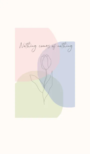 [LINE着せ替え] pastel flower.'*の画像1