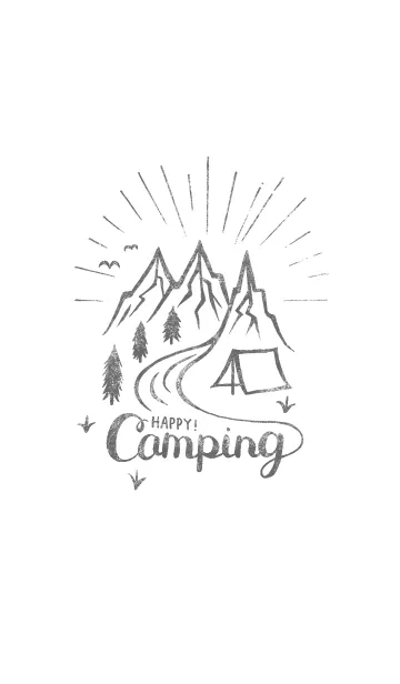 [LINE着せ替え] Happy Campingの画像1