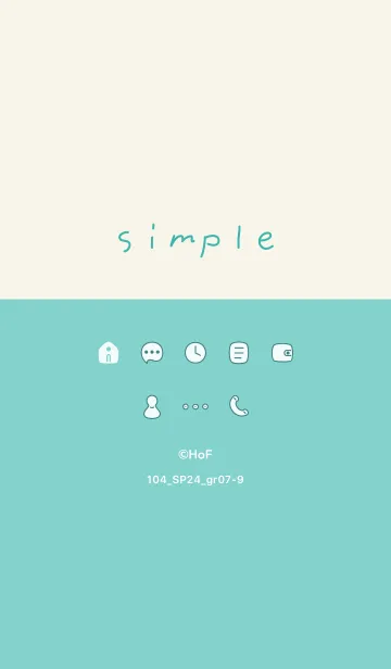 [LINE着せ替え] 104_24_グリーン7-9の画像1